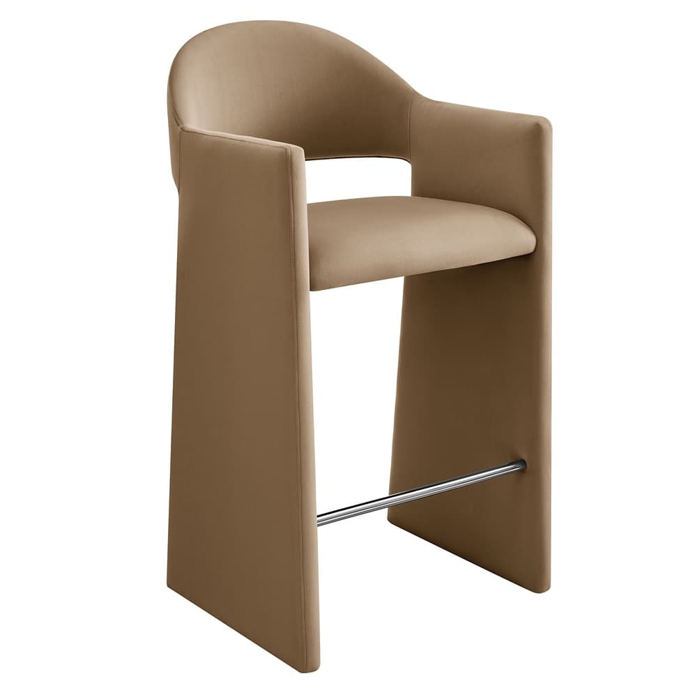 Talia 41 Inch Performance Velvet Bar Stool by Modway