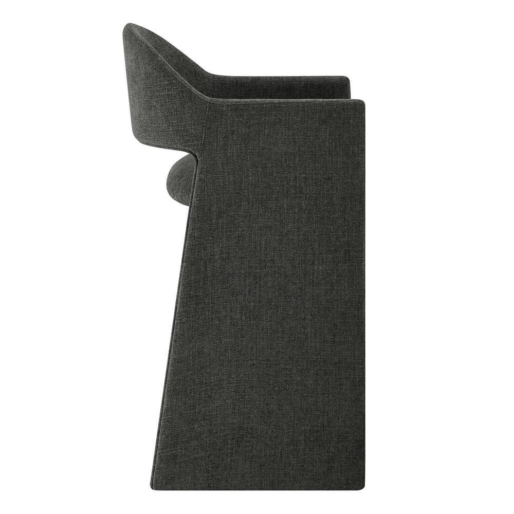 Talia 41 Inch Upholstered Fabric Bar Stool by Modway - Image 4