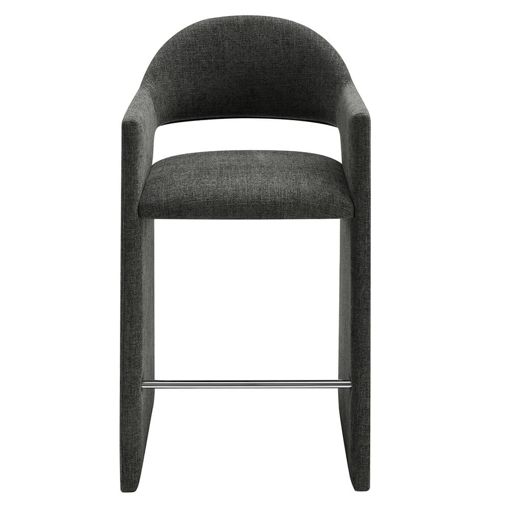 Talia 41 Inch Upholstered Fabric Bar Stool by Modway - Image 6