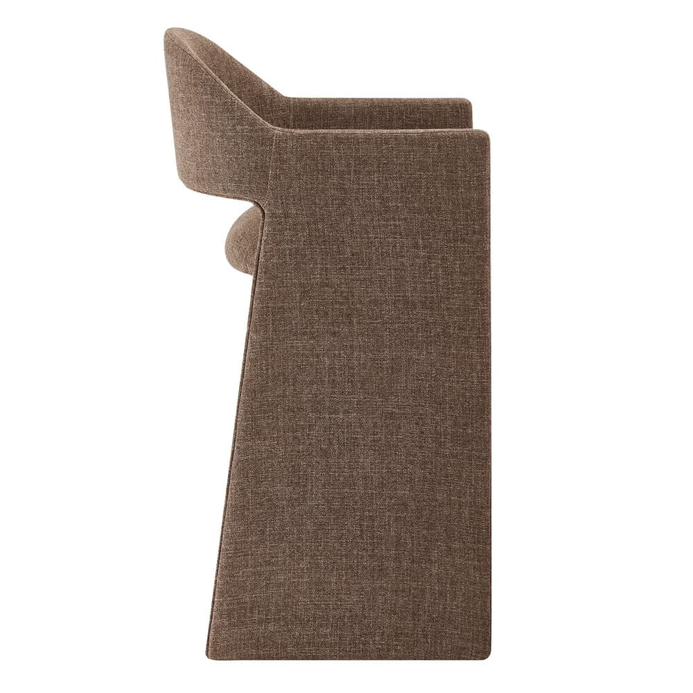 Talia 41 Inch Upholstered Fabric Bar Stool by Modway - Image 4