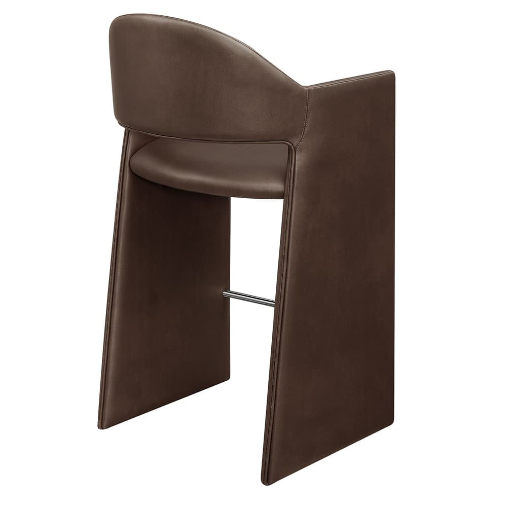 Talia 41 Inch Vegan Leather Bar Stool by Modway - Image 5