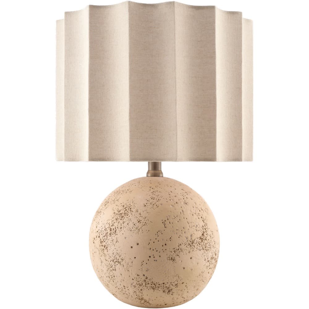 Alvary Taupe Accent Table Lamp by Livabliss