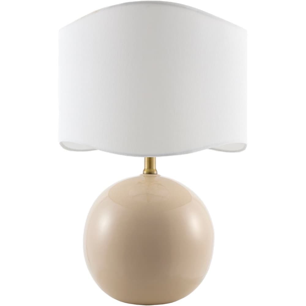 Alvary Taupe Accent Table Lamp by Livabliss