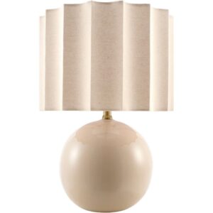 Alvary Taupe Accent Table Lamp by Livabliss