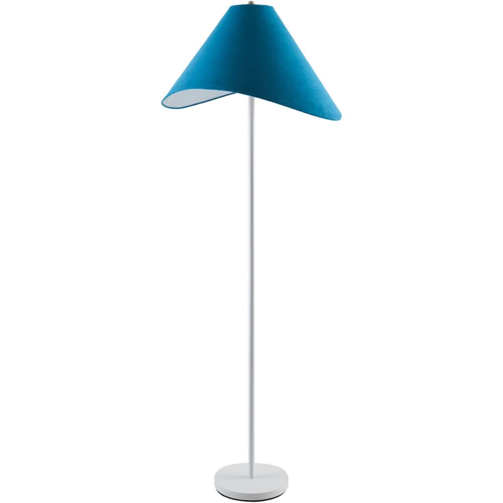 Apuila White Accent Floor Lamp by Livabliss