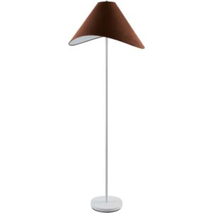 Apuila White Accent Floor Lamp by Livabliss