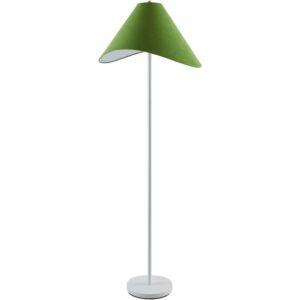 Apuila White Accent Floor Lamp by Livabliss
