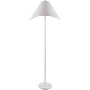 Apuila White Accent Floor Lamp by Livabliss