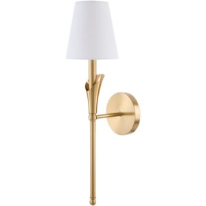 Arcova Metallic Brass Wall Sconce by Livabliss