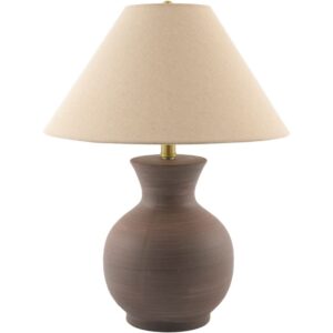 Argilla Brown Accent Table Lamp by Livabliss