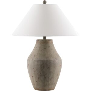Amaryllis Gray Accent Table Lamp by Livabliss