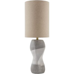 Arivon Gray Accent Table Lamp by Livabliss