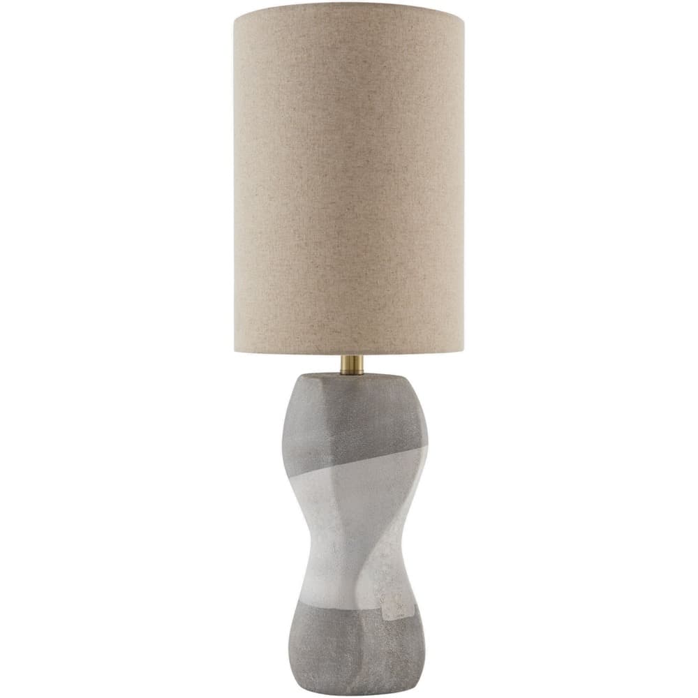 Arivon Gray Accent Table Lamp by Livabliss