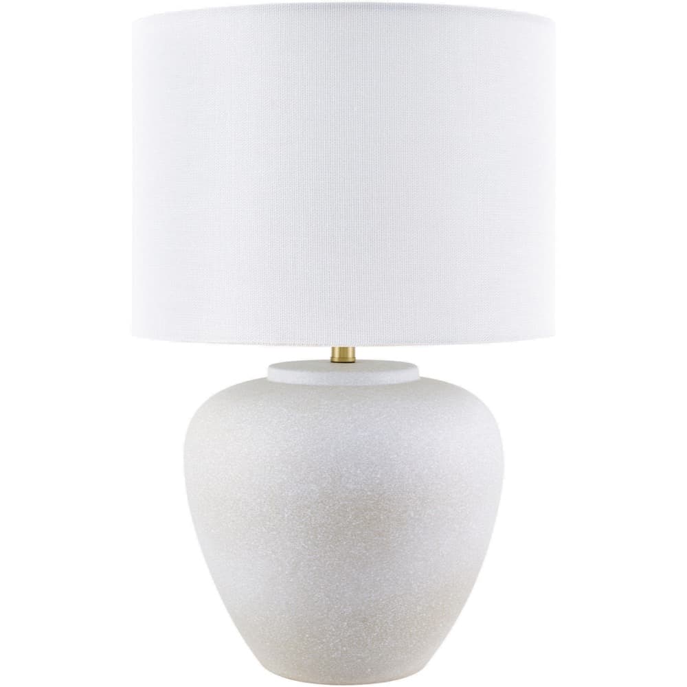 Awaroa White Accent Table Lamp by Livabliss