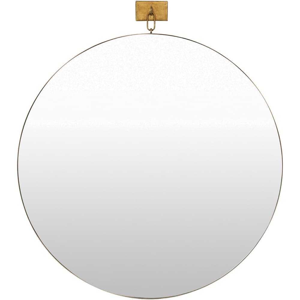 Belladay Silver Gray Accent Mirror by Livabliss