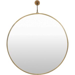Belladay Silver Gray Accent Mirror by Livabliss