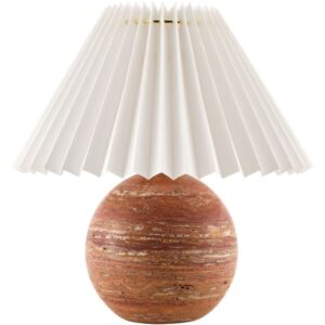 Bajo Red Accent Table Lamp by Livabliss