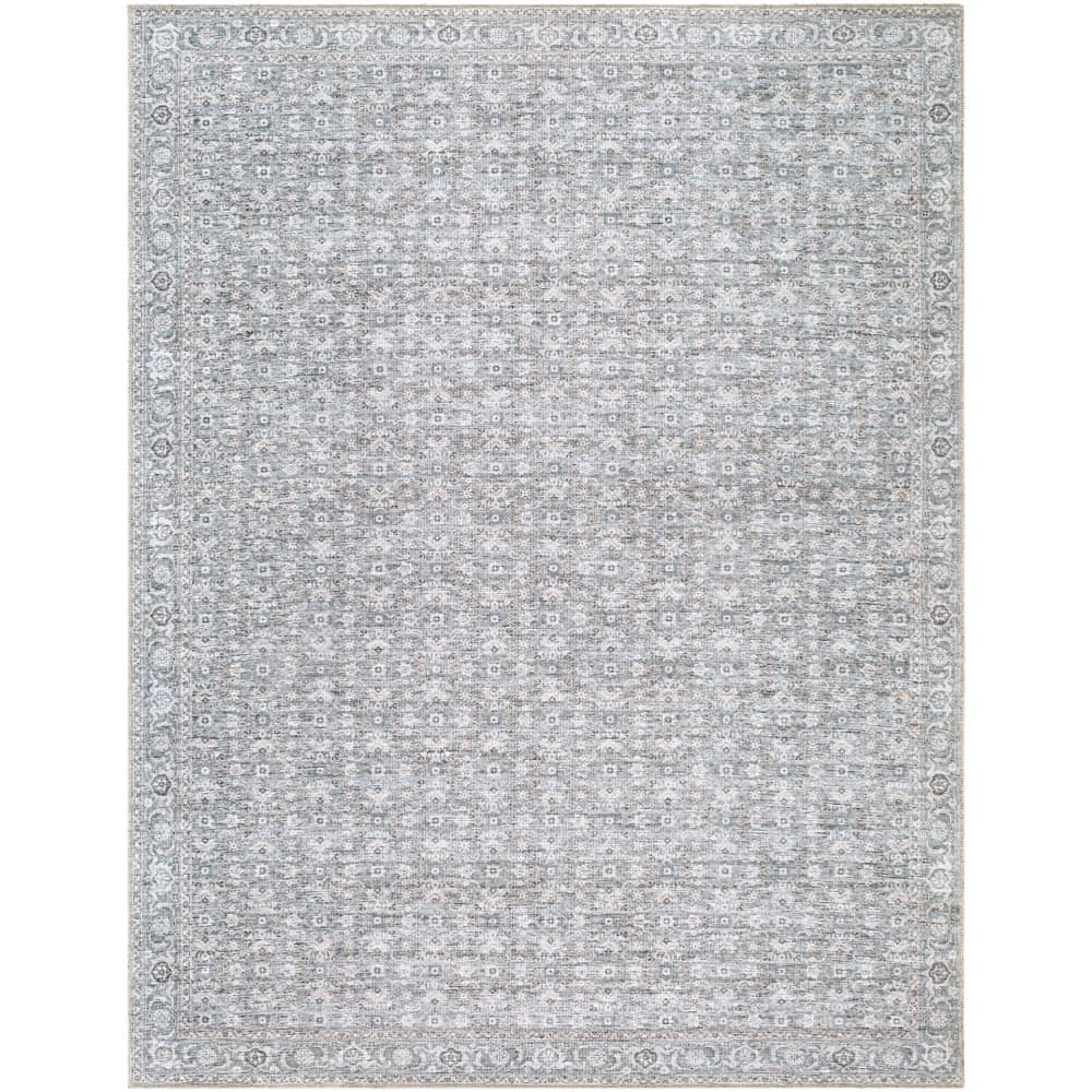 Aureta Steel Blue Machine Woven Rug by Becki Owens for Livabliss