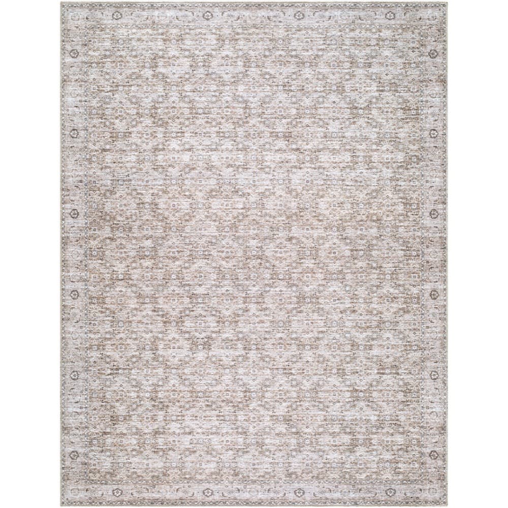 Aureta Taupe Machine Woven Rug by Becki Owens for Livabliss