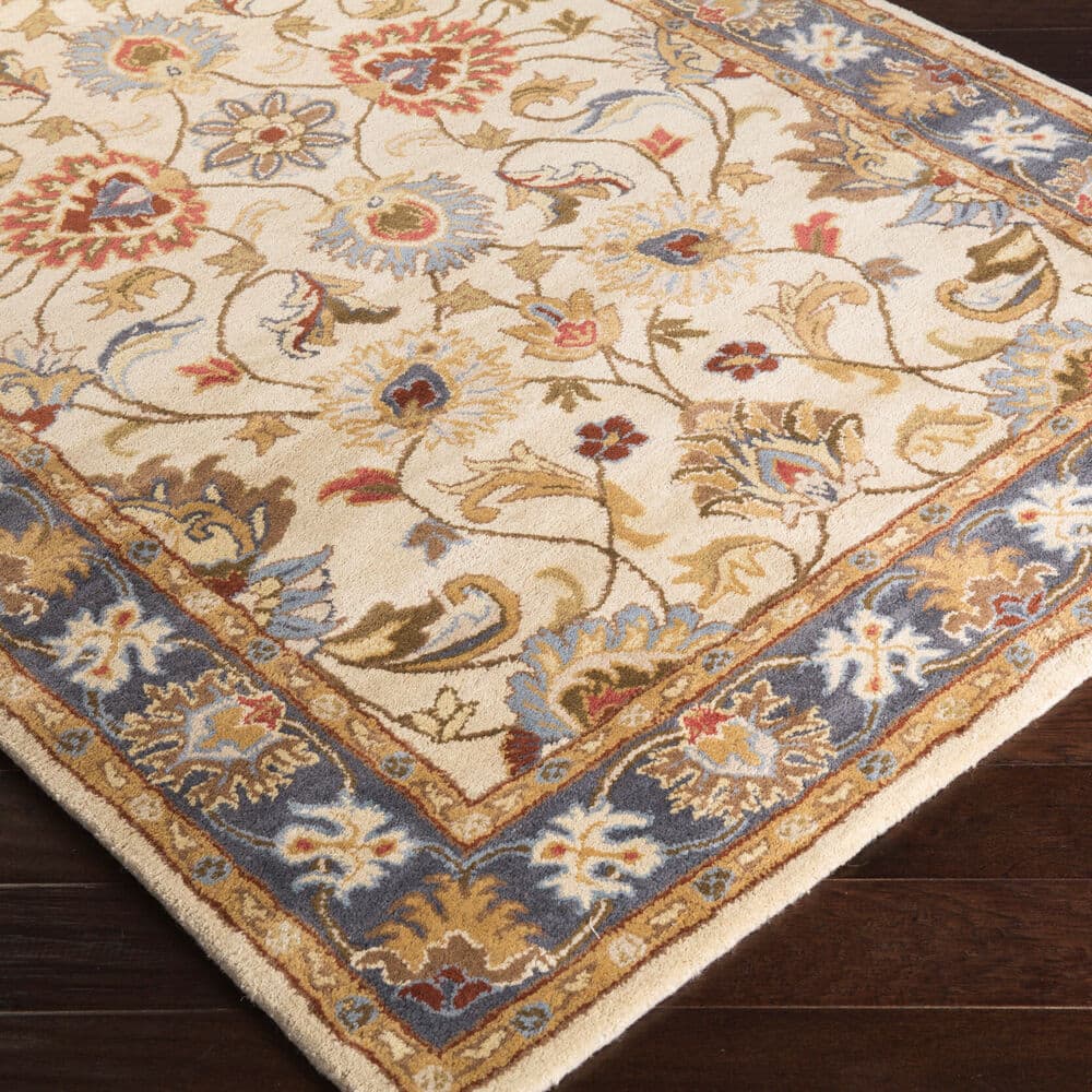 Caesar Blue Handmade Rug by Livabliss - Image 3