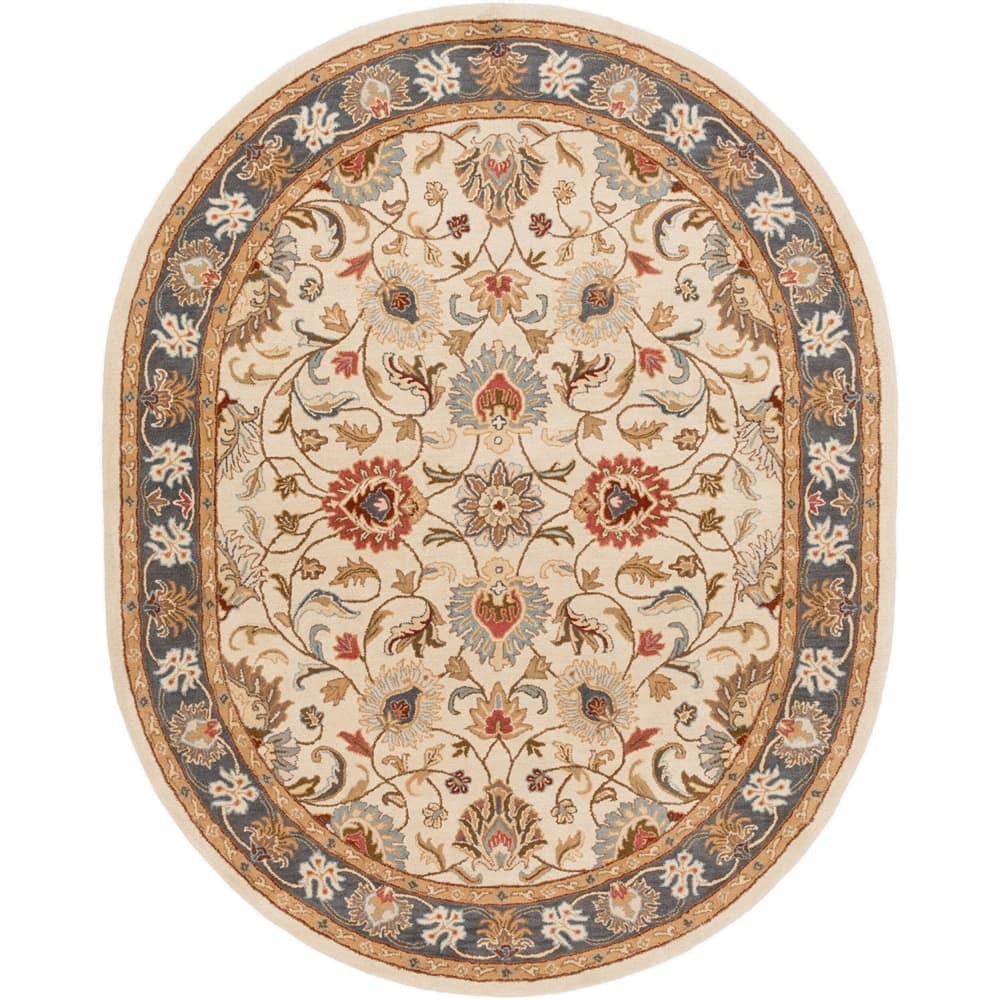 Caesar Blue Handmade Rug by Livabliss - Image 5