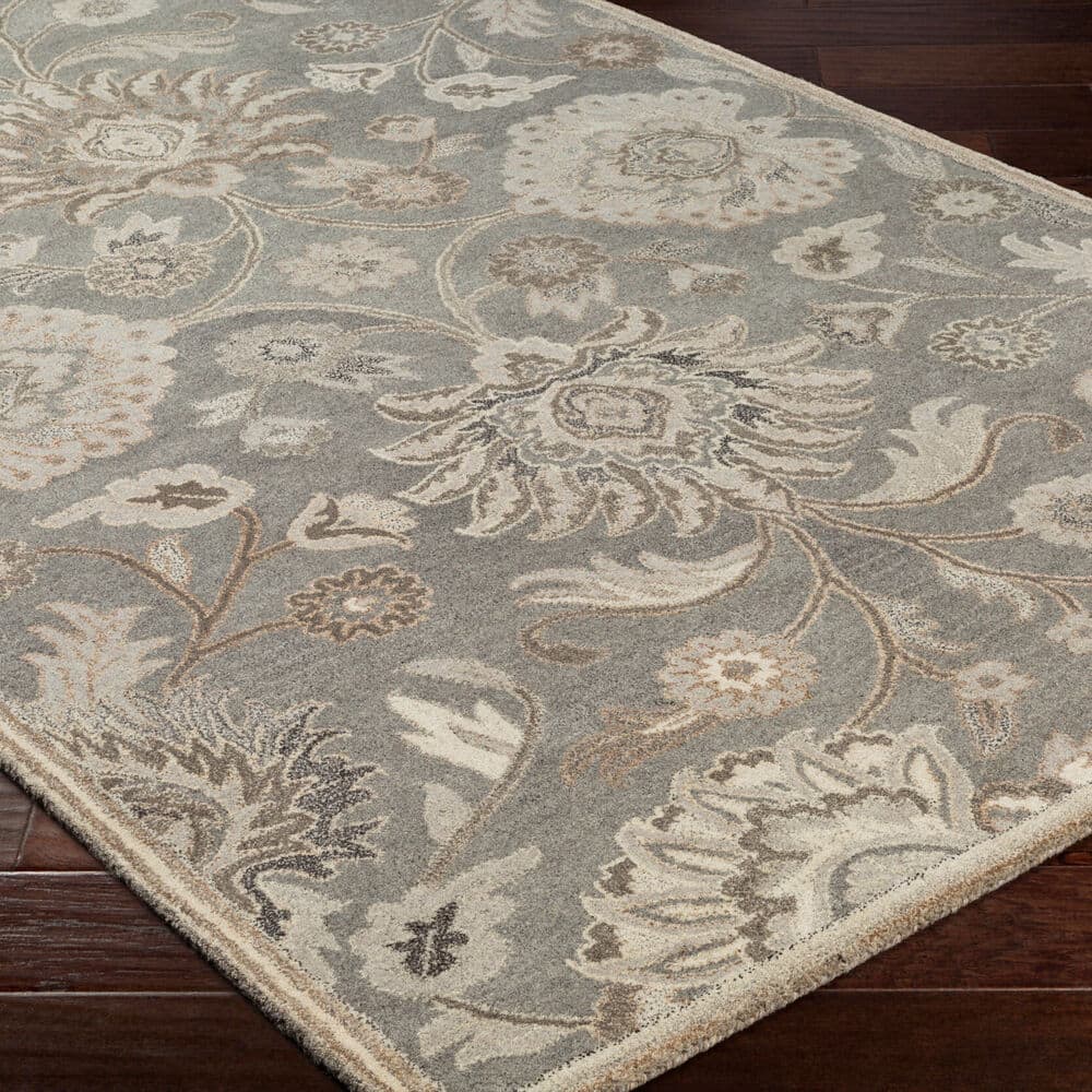 Caesar Olive Handmade Rug by Livabliss - Image 3