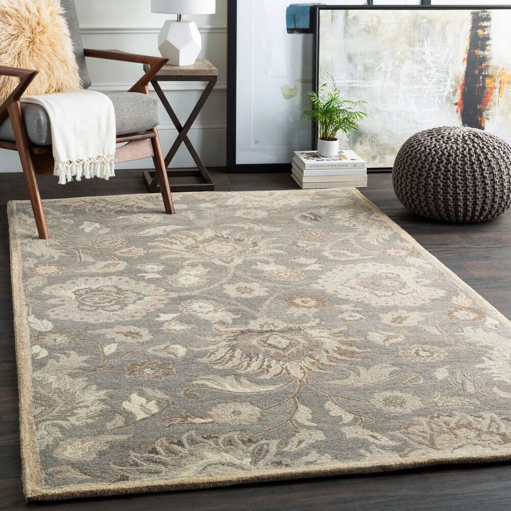 Caesar Olive Handmade Rug by Livabliss - Image 2