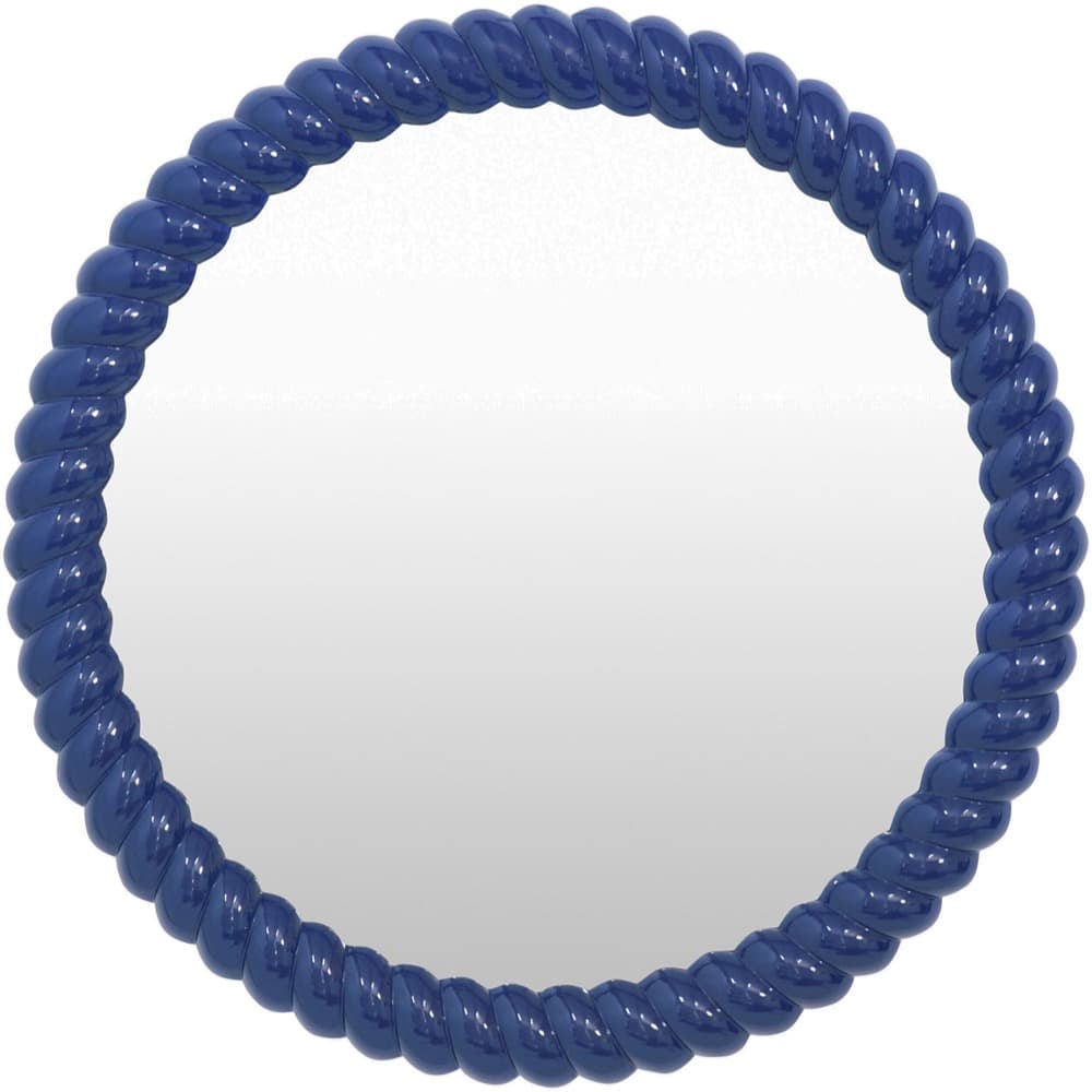 Cahaya Blue Accent Mirror by Livabliss