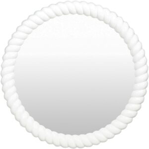 Cahaya White Accent Mirror by Livabliss