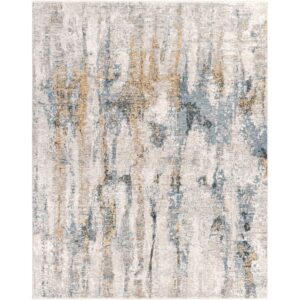 Cardiff Medium Gray Machine Woven Rug by Livabliss