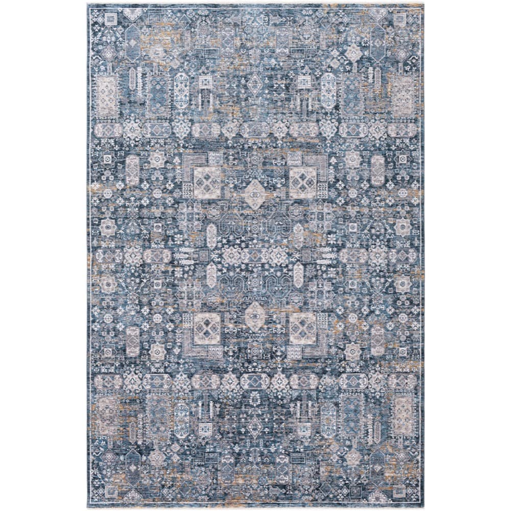 Cardiff Blue Machine Woven Rug by Livabliss - Image 5