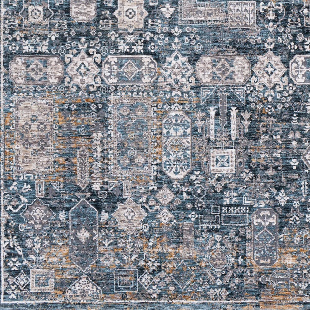Cardiff Blue Machine Woven Rug by Livabliss - Image 4