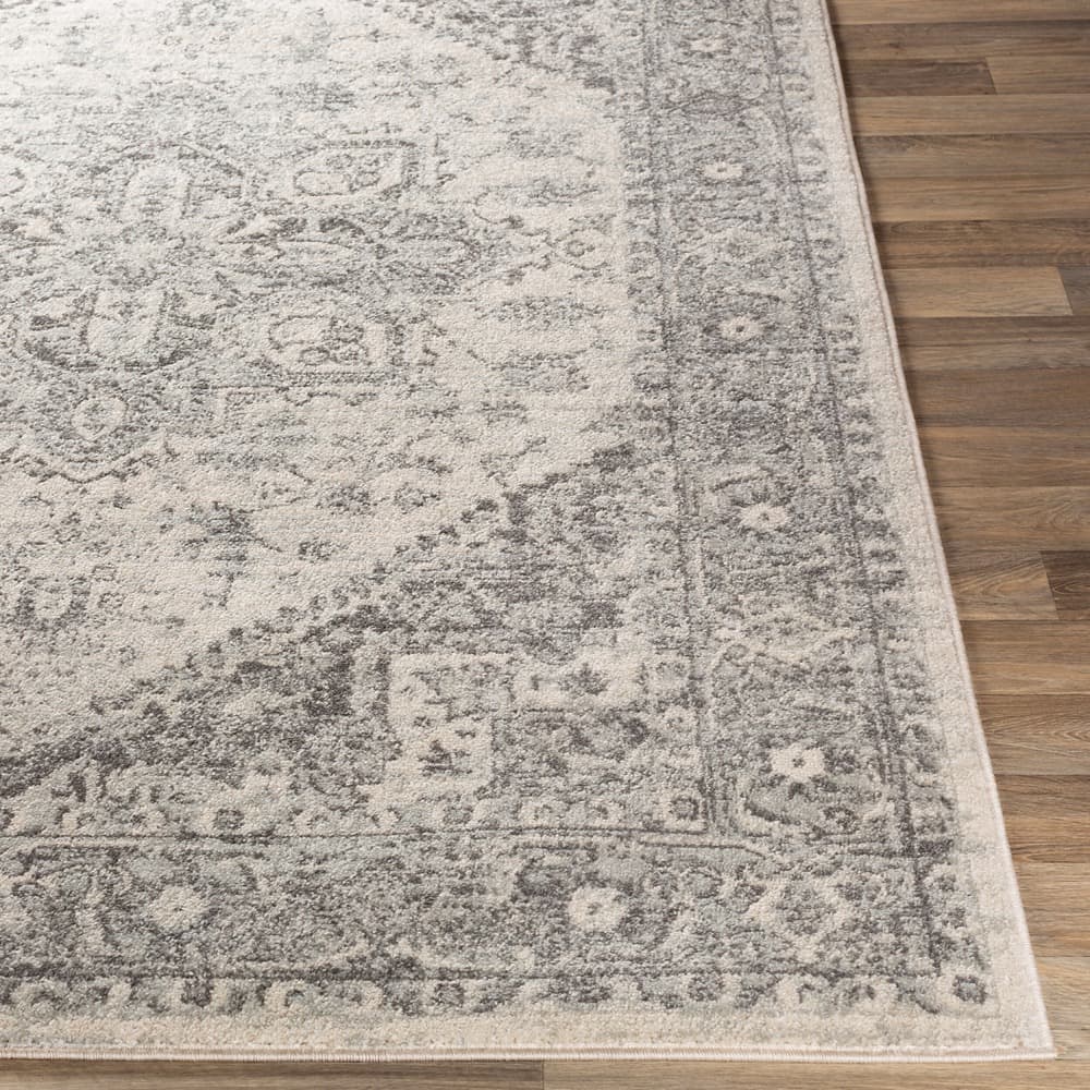 Chester Gray Machine Woven Rug by Livabliss - Image 4