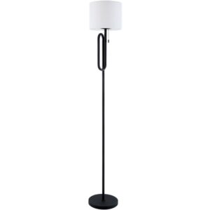 Clamora Black Accent Floor Lamp by Livabliss