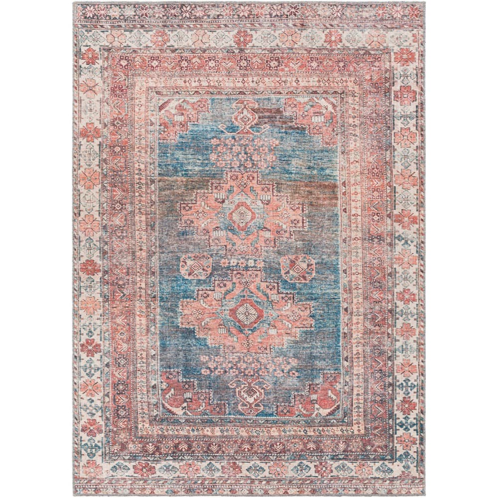 Colin Blue Machine Woven Rug by Livabliss - Image 6