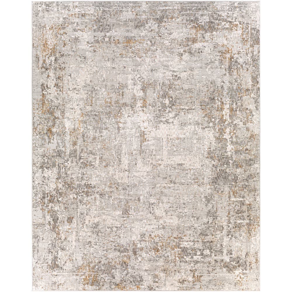 Carmel Light Gray Machine Woven Rug by Livabliss
