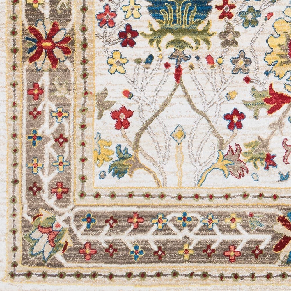 Crafty Brown Machine Woven Rug by Livabliss - Image 4