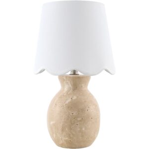 Cerava Brown Accent Table Lamp by Livabliss