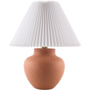 Clayden Red Accent Table Lamp by Livabliss