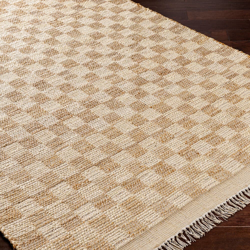 Dama Tan Handmade Rug by Livabliss - Image 3