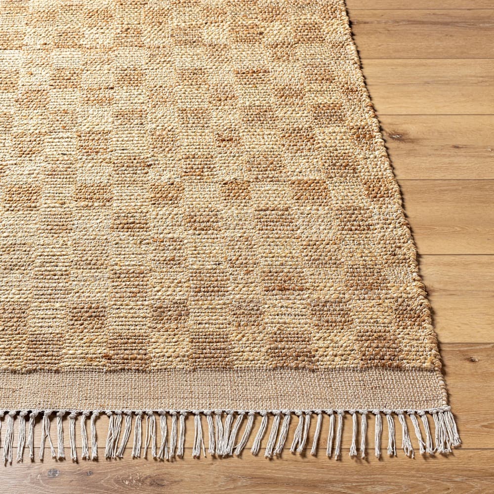 Dama Tan Handmade Rug by Livabliss - Image 4