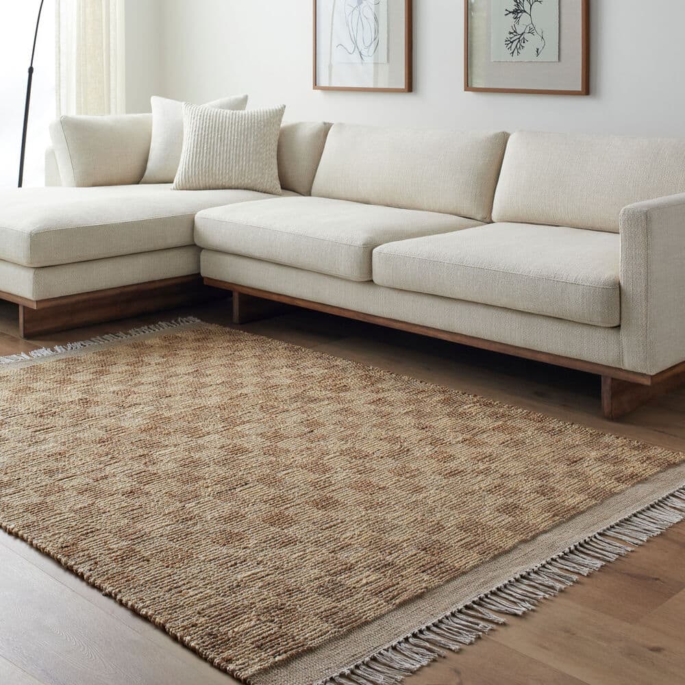 Dama Tan Handmade Rug by Livabliss - Image 2