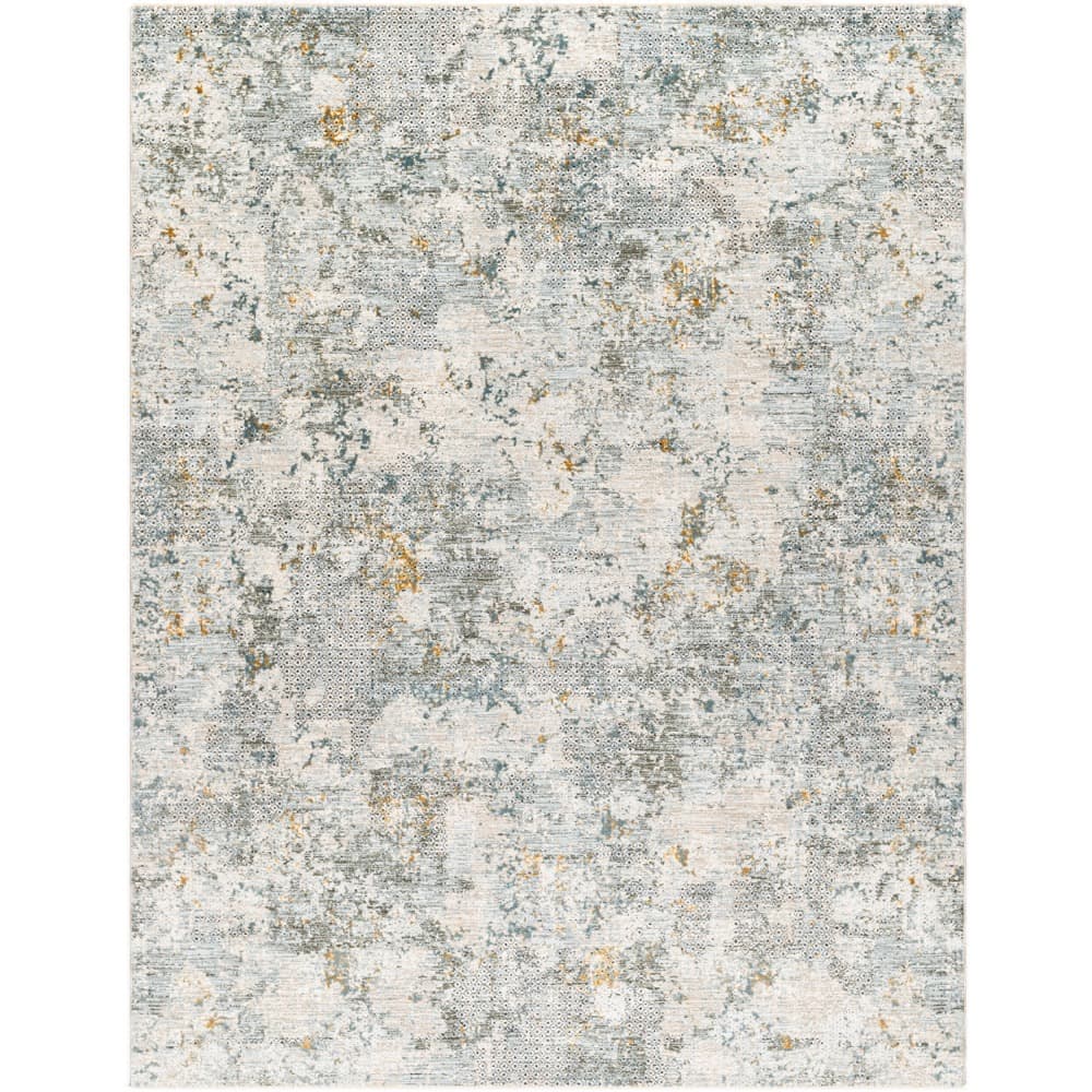 Dresden Dusty Sage Machine Woven Rug by Livabliss