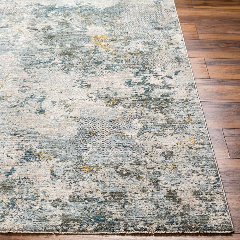 Dresden Dusty Sage Machine Woven Rug by Livabliss - Image 4