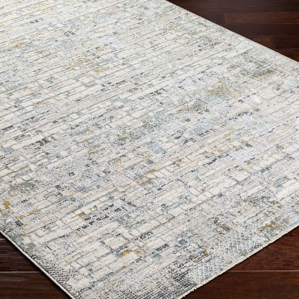 Dresden Taupe Machine Woven Rug by Livabliss - Image 3
