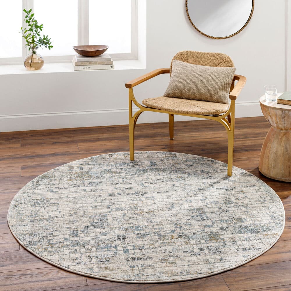 Dresden Taupe Machine Woven Rug by Livabliss - Image 7