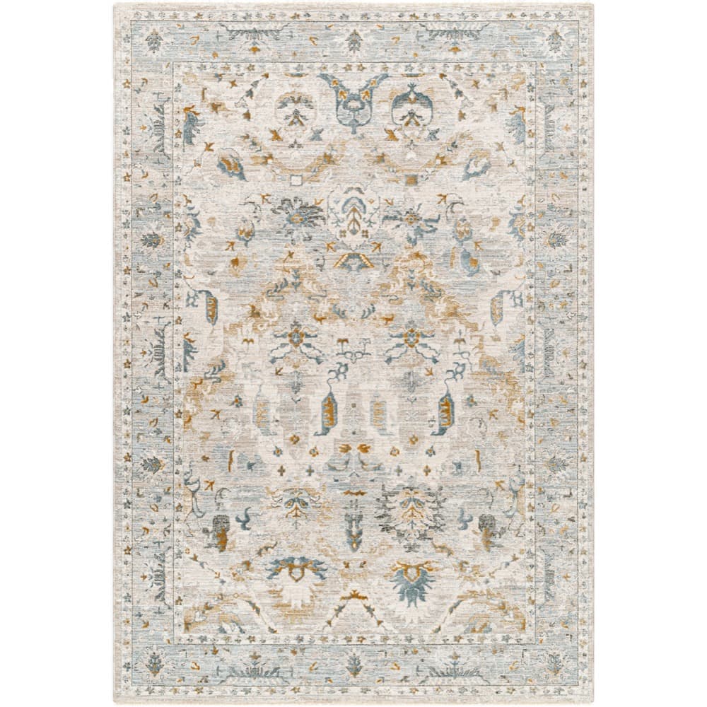 Dresden Off White Machine Woven Rug by Livabliss - Image 5