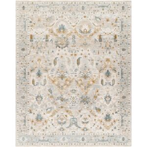 Dresden Off White Machine Woven Rug by Livabliss