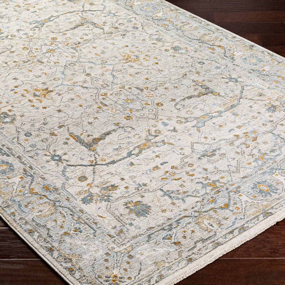 Dresden Taupe Machine Woven Rug by Livabliss - Image 3