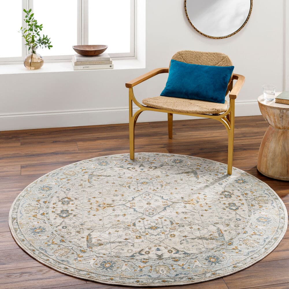 Dresden Taupe Machine Woven Rug by Livabliss - Image 7